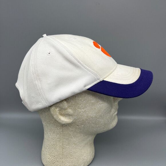 Clemson University Cap Men One Size Nike Team White Blue Sportswear Hat College - Picture 4 of 6